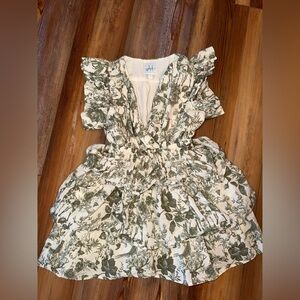 Shop the mint girls find yourself olive green toile dress size medium